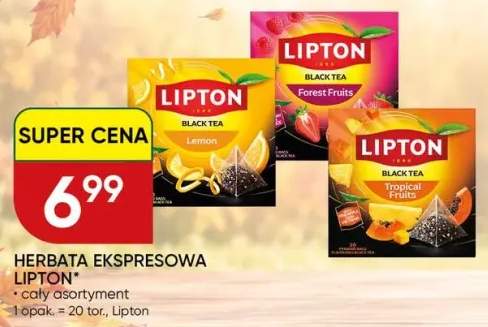 Herbata ekspresowa Lipton Lemon +2 warianty