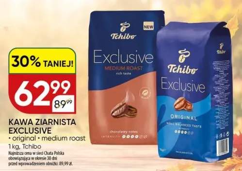 Kawa ziarnista Exclusive Original Tchibo +1 wariant