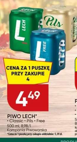 Piwo Lech Classic +2 warianty