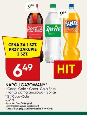 Napój gazowany Coca-Cola +3 warianty