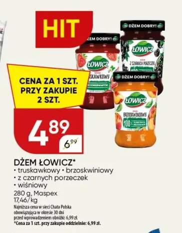 Dżem truskawkowy Łowicz +3 warianty