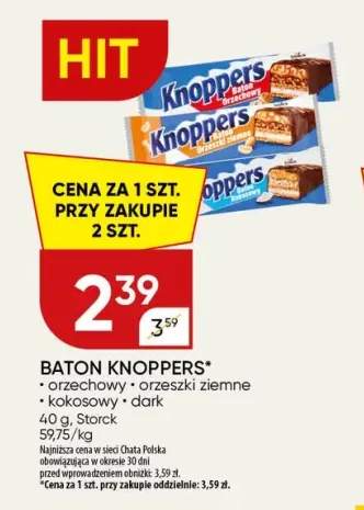 Baton Knoppers orzechowy +3 warianty