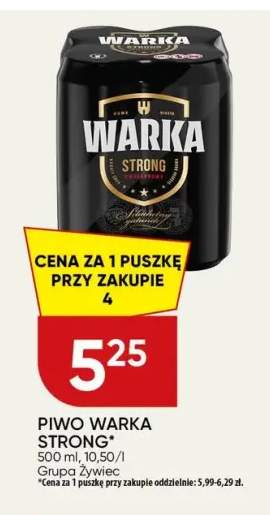 Piwo Warka Strong