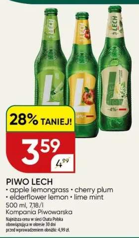 Piwo Lech apple lemongrass +3 warianty