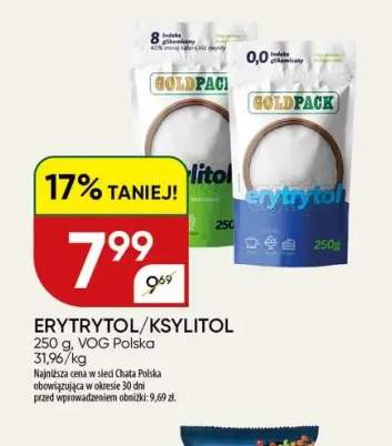 Erytrytol Goldpack +1 wariant