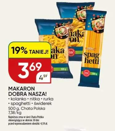 Makaron kolanko Dobra Nasza! +4 warianty