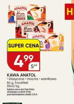 Kawa rozpuszczalna Anatol klasyczna +2 warianty