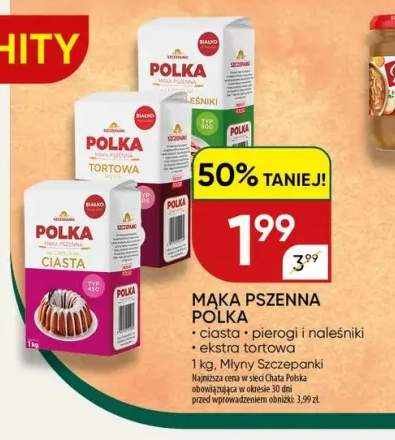 Mąka pszenna Polka ciasta +2 warianty