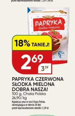 Papryka czerwona słodka mielona Dobra Nasza!