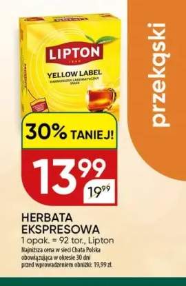 Herbata ekspresowa Lipton