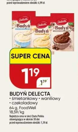 Budyń śmietankowy Delecta +2 warianty